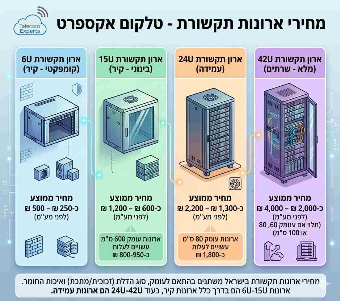 מחירי ארונות תקשורת - טלקום אקספרט