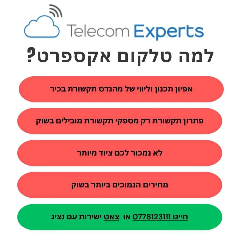 רשת אלחוטית WiFi - טלקום אקספרט פתרונות תקשורת ומחשוב ענן