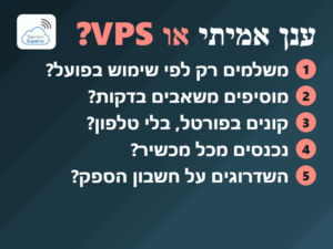 חוות שרתים וירטואלית: חמש שאלות שמבדילות ענן אמיתי מ-VPS, מתשלום לפי שימוש ועד אחריות לשדרוגים